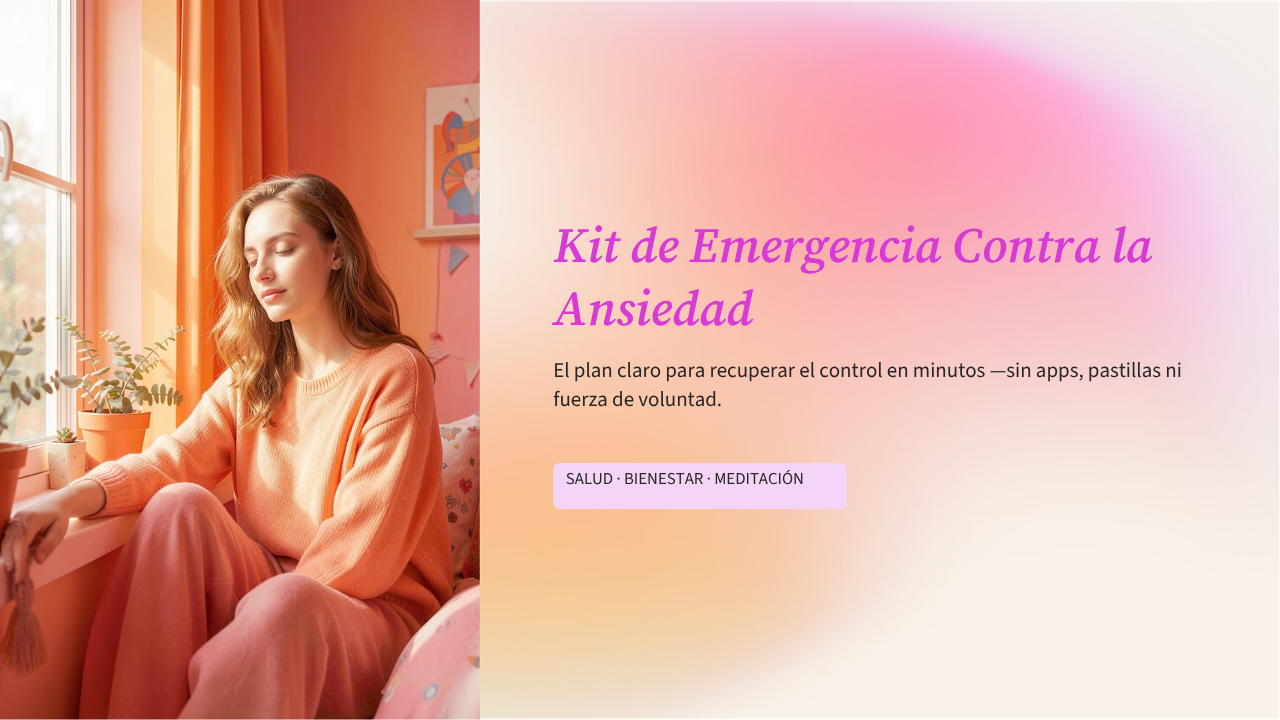 Kit de Emergencia Contra la Ansiedad